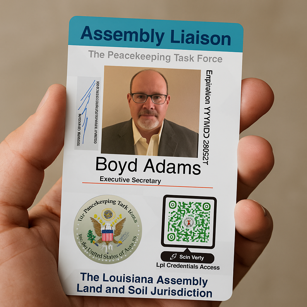 Hand holding common access badge