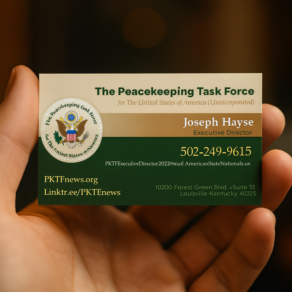 hand holding business card